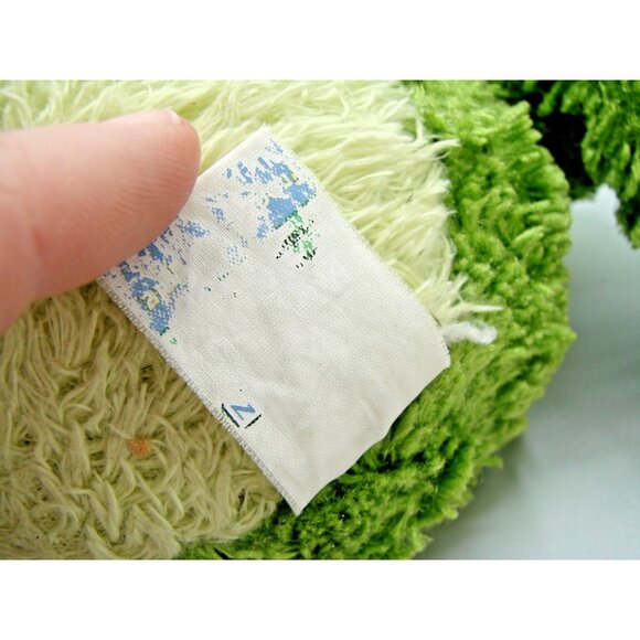 Green Frog Plush Froggle Woggle w/ Rattle Animal Stuffed Toy First and Main Vtg - Picture 7 of 9